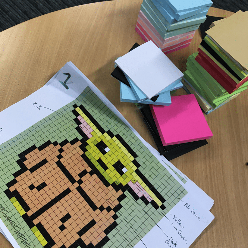 Bringing baby yoda to life: our post-it note tribute