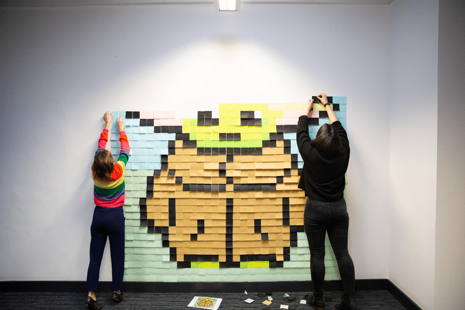 Bringing baby yoda to life: our post-it note tribute