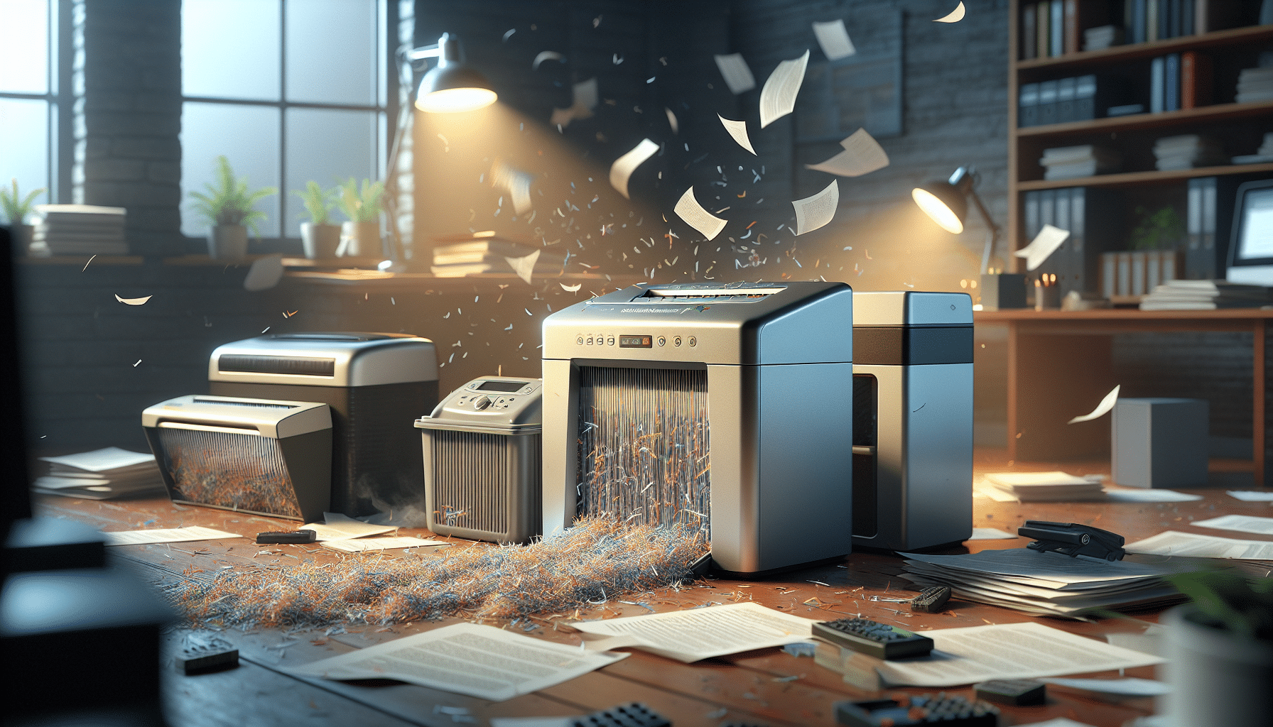 Paper shredders types performing in home office environment