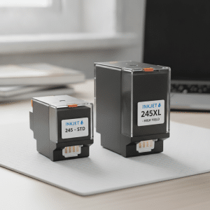 Standard versus XL ink cartridges sidebyside comparison Image